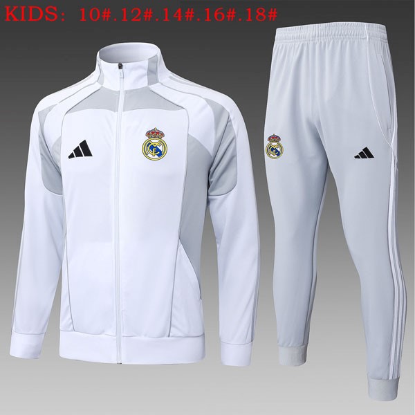 Ninos Chandal Real Madrid 2025-2026 Blanco 8